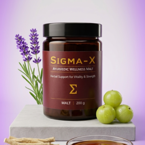 Sigma-X Ayurvedic Wellness Malt for Strength, Stamina & Vitality (200g)